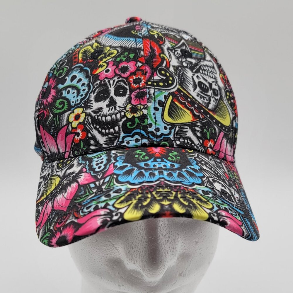 Ay Guey! Catrina Day Of The Death Adult Snapback Baseball Cap (OSFM)